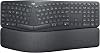 Logitech K860 ERGO Gelişmiş Ergonomik Kablosuz Klavye, Bilek Desteği, Bluetooth ve USB Bağlantılı, Sessiz, Özelleştirilebilir Tuşlu, Konforlu Bölünmüş Türkçe Q Klavye, Siyah
