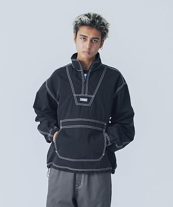 XLARGE Men's Ripstop Half Zip Jacket