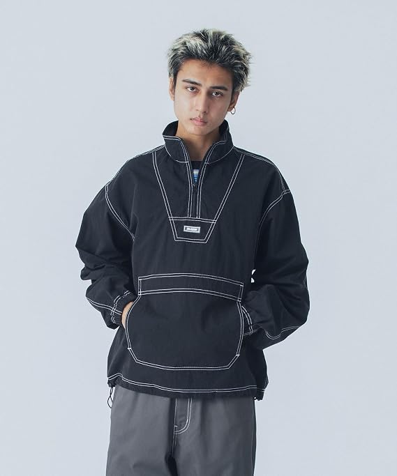 XLARGE Men's Ripstop Half Zip Jacket