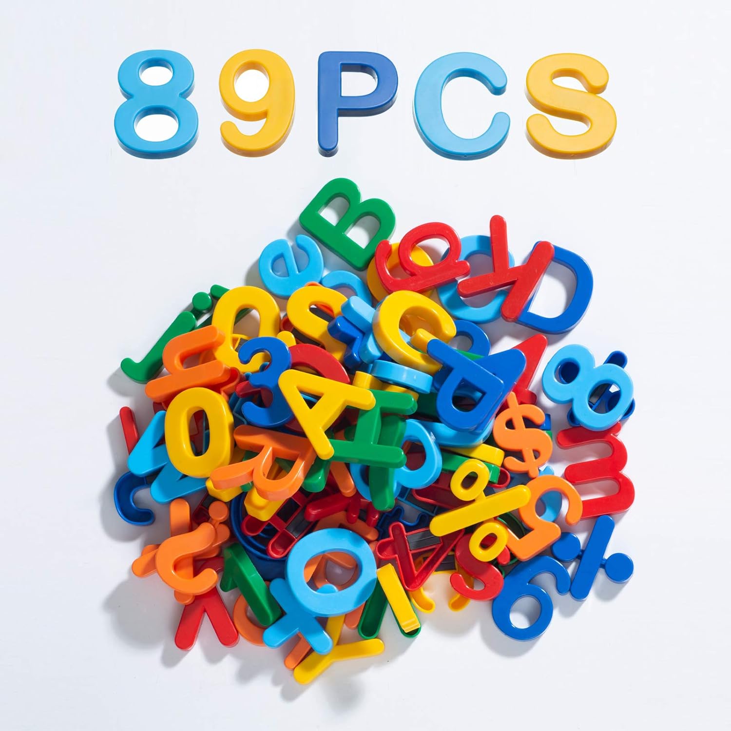 89pcs ABC Magnetic Letters Numbers Alphabet Symbols Fridge Magnet ...