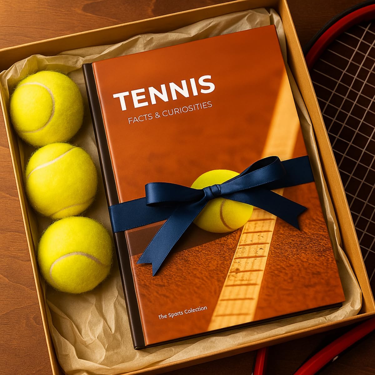 Tennis Facts & Curiosities: A Large Hardcover Tennis Coffee Table Book Celebrating the Beauty, History, and Details of the Game