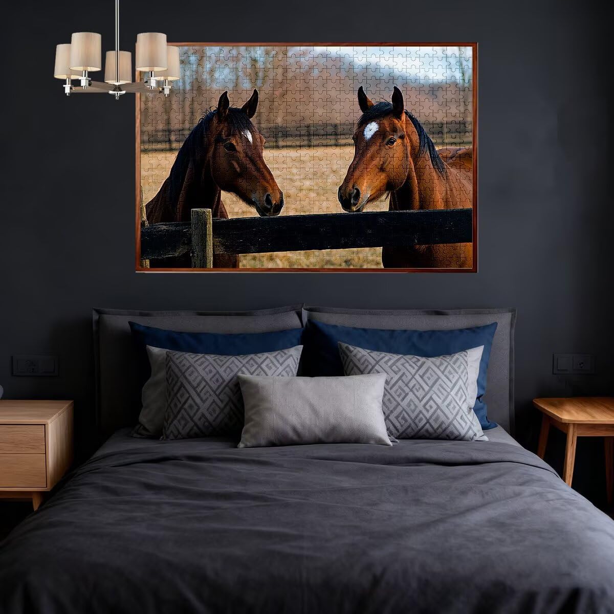 Puzzle dla dorosłych, 1000 puzzli ze zwierzętami, 1000 sztuk, dla dorosłych, drewniane gry logiczne, klasyczna, edukacyjna, wymagająca gra dla całej rodziny, dekompresja, prezenty dekoracyjne 75 x 50