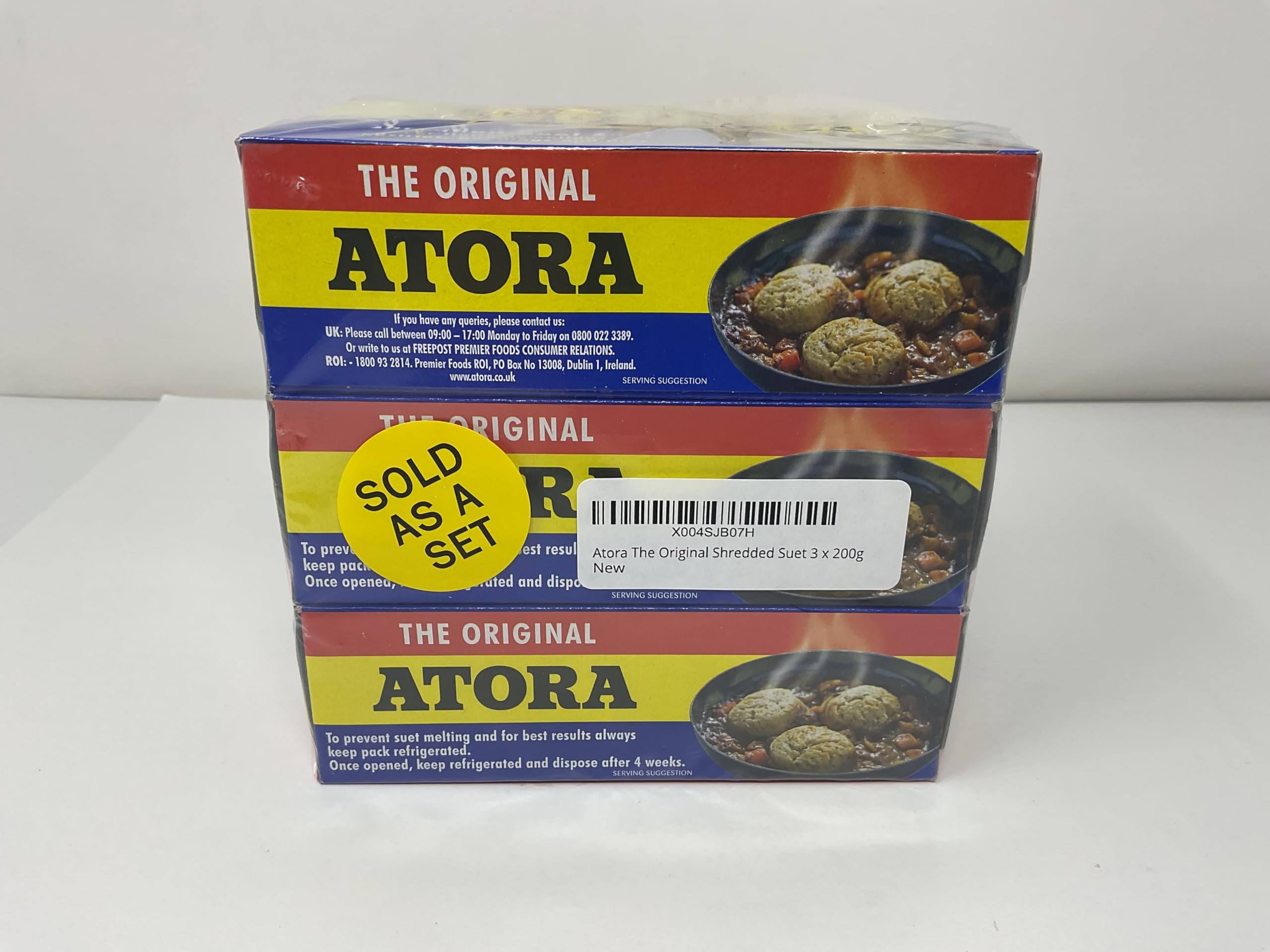 Atora The Original Shredded Suet 3 x 200g