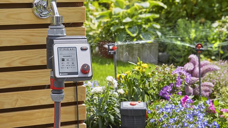 Bild 6 - Gardena Bewässerungssteuerung Master: Automatische und zeitsparende Bewässerung, 6 Zeitpläne, LCD-Display, Water Now-Funktion, Safe-Stop (1892-20)