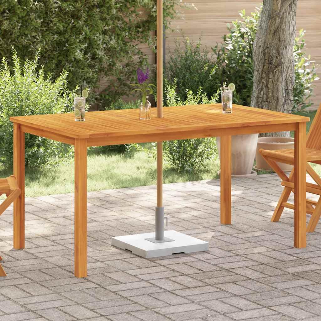 vidaXL Akazienholz Massiv Gartentisch Garten Esstisch Holztisch Terrassentisch