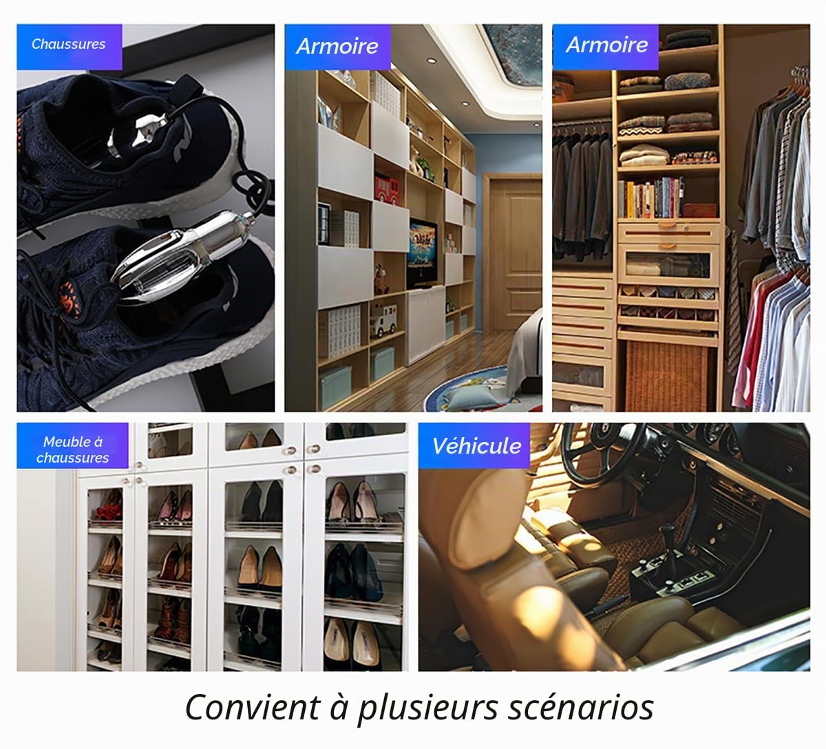 Lampe UV Désodorisation Stérilisation pour Chaussures