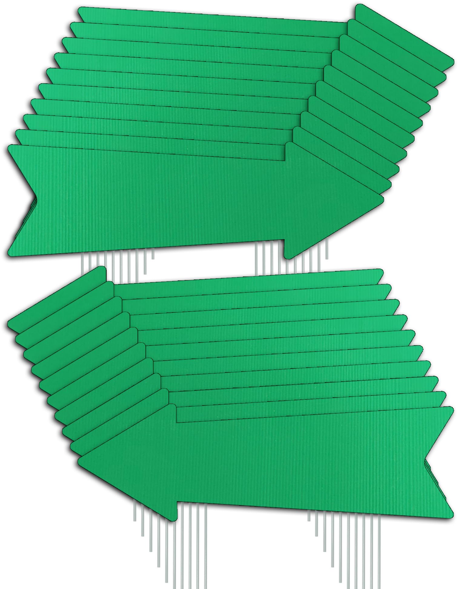 Rote Pfeilschilder Mit Heringen – 40,6x12,7 Cm, 3 Stück Für Garten, Hochzeit & Events