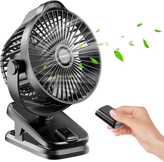 TRILINK Ventilateur à Pince Puissant avec Télécommande
