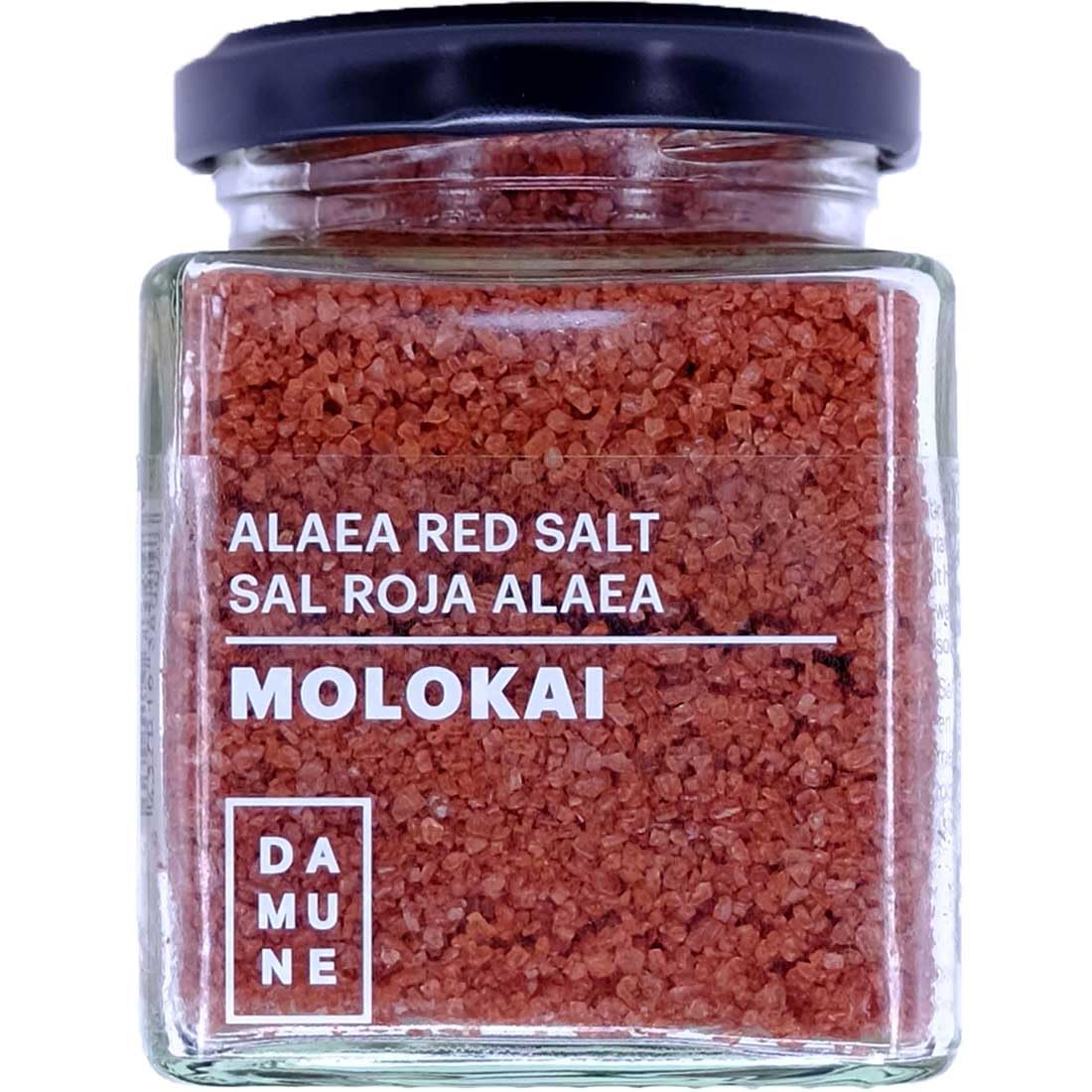 DAMUNE Sales Gourmet: Sal Negra Hawai (200g), Sal Roja Hawai (200g), Flor de Sal Delta del Ebro (150g), Sal en Escamas Chipre (100g), Sal Rosa (200g) y Sal Kala Namak (200g)