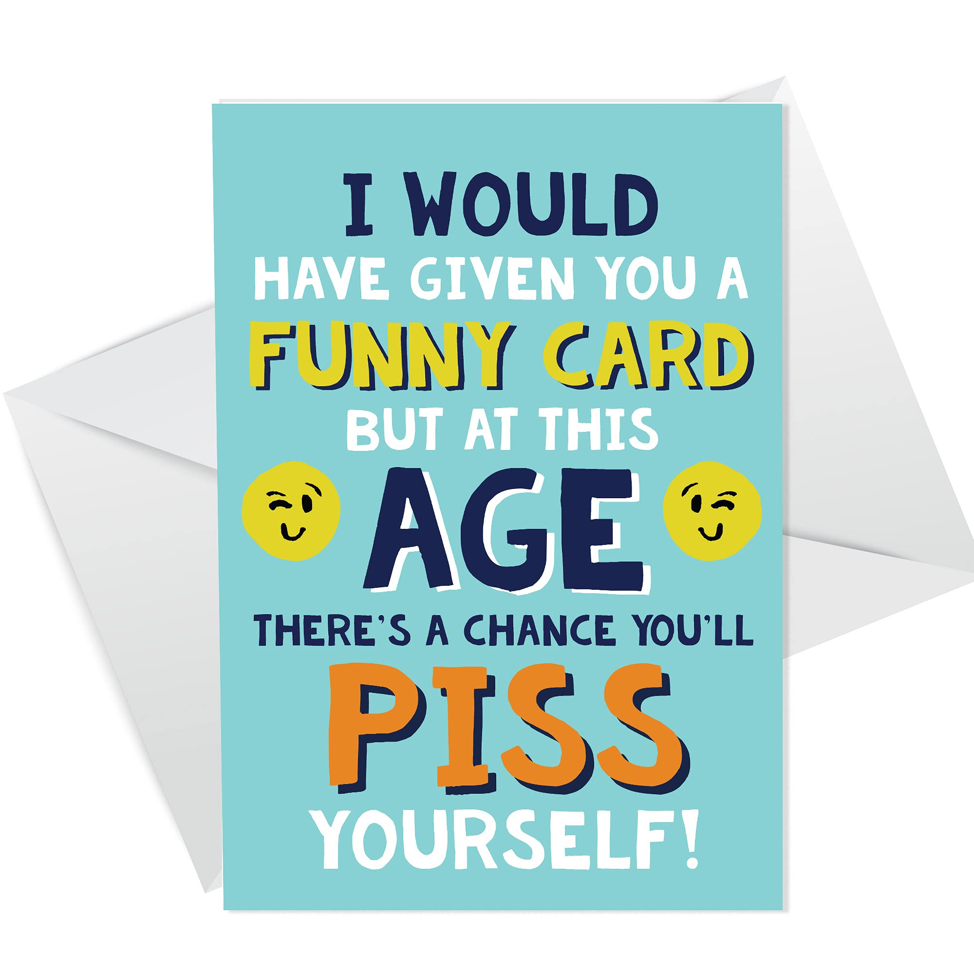 RED OCEAN Funny Rude Card For Him Her Novelty Birthday Christmas Card For Friend Family