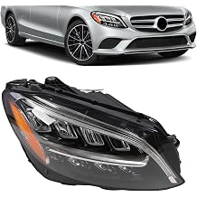 Headlight Assembly For 2019 2020 2021 Mercedes Benz W205 C300 C43 Headlamp Assembly Right Passenger Side 2059066104Right Passenger Side