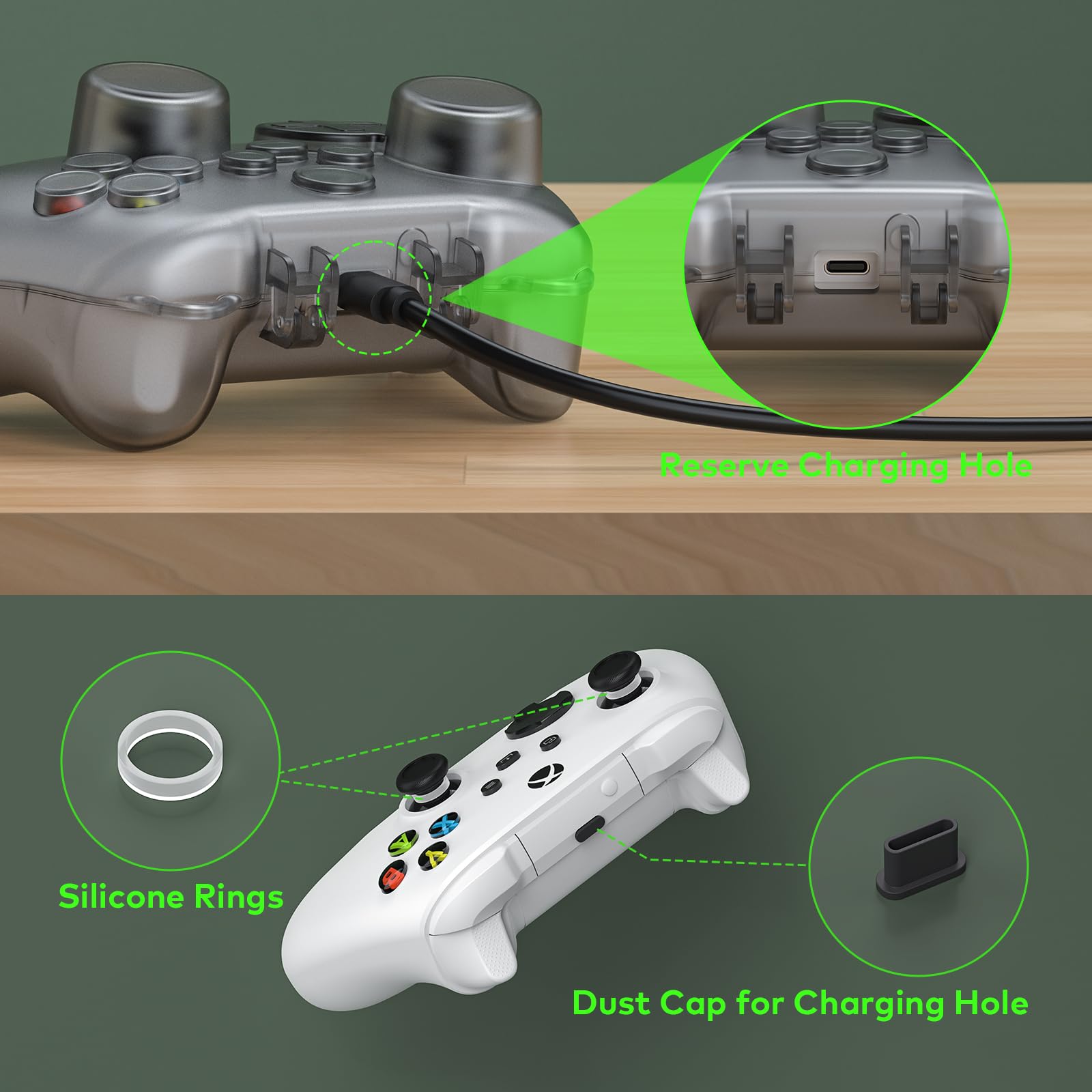Etui na kontroler na Xbox Series X/S, etui ochronne do Xbox Series X/S bezprzewodowy kontroler do przenoszenia etui na podróż Xbox Kontroler do gier Torba do przechowywania zdalny uchwyt, akcesoria do