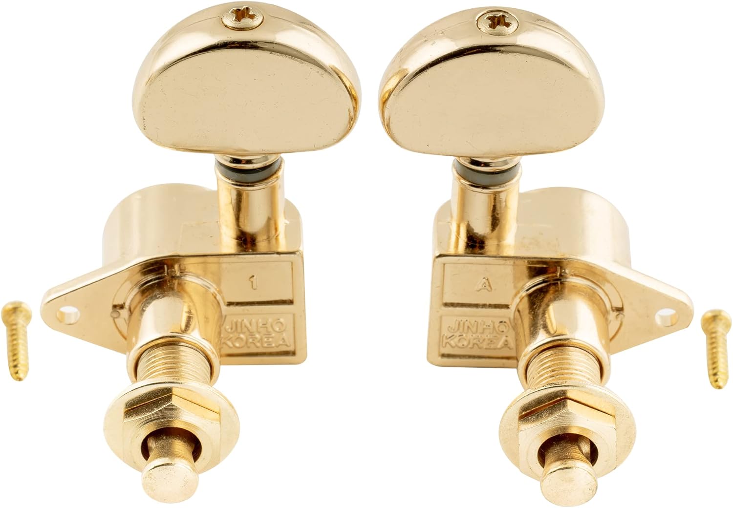 Wilkinson WJ303 3L3R Guitar Tuners Machine Heads 1:19 Ratio Tuning Pegs Keys for Epiphone USA Les Paul SG Electric or Acoustic Guitar, Gold