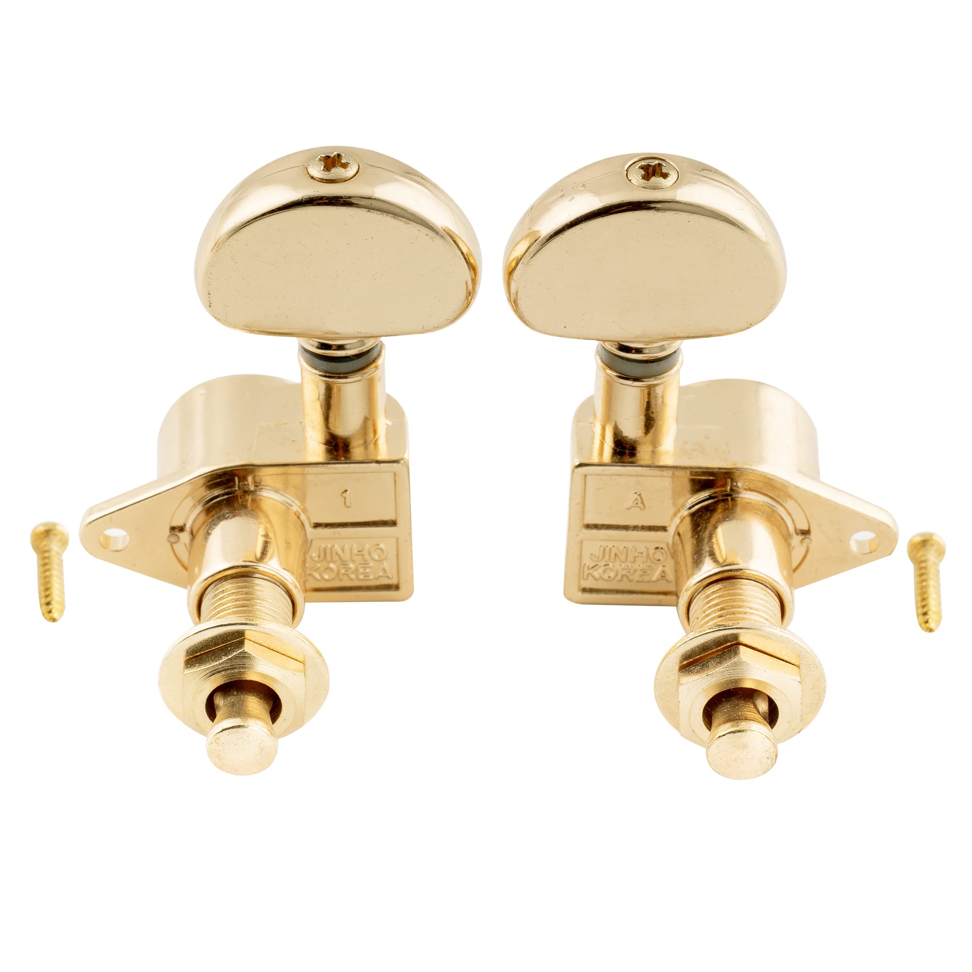 Wilkinson WJ303 3L3R Clavijas de Afinación Ratio 1:19 Clavijero para Guitarra Eléctrica o Acústica Epiphone USA Les Paul SG, Dorado