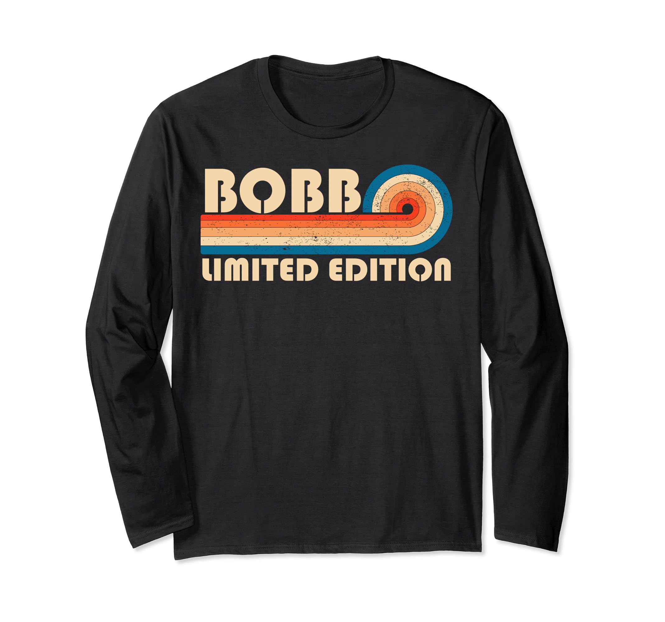 BOBB Surname Retro Vintage 80s 90s Birthday Reunion Long Sleeve T-Shirt