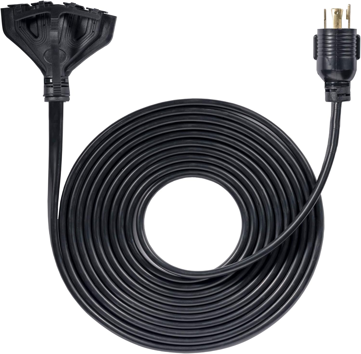 Westinghouse 30211625C 25' Generator Cord, 30A 120V L14-30P to (4X) 5-20R