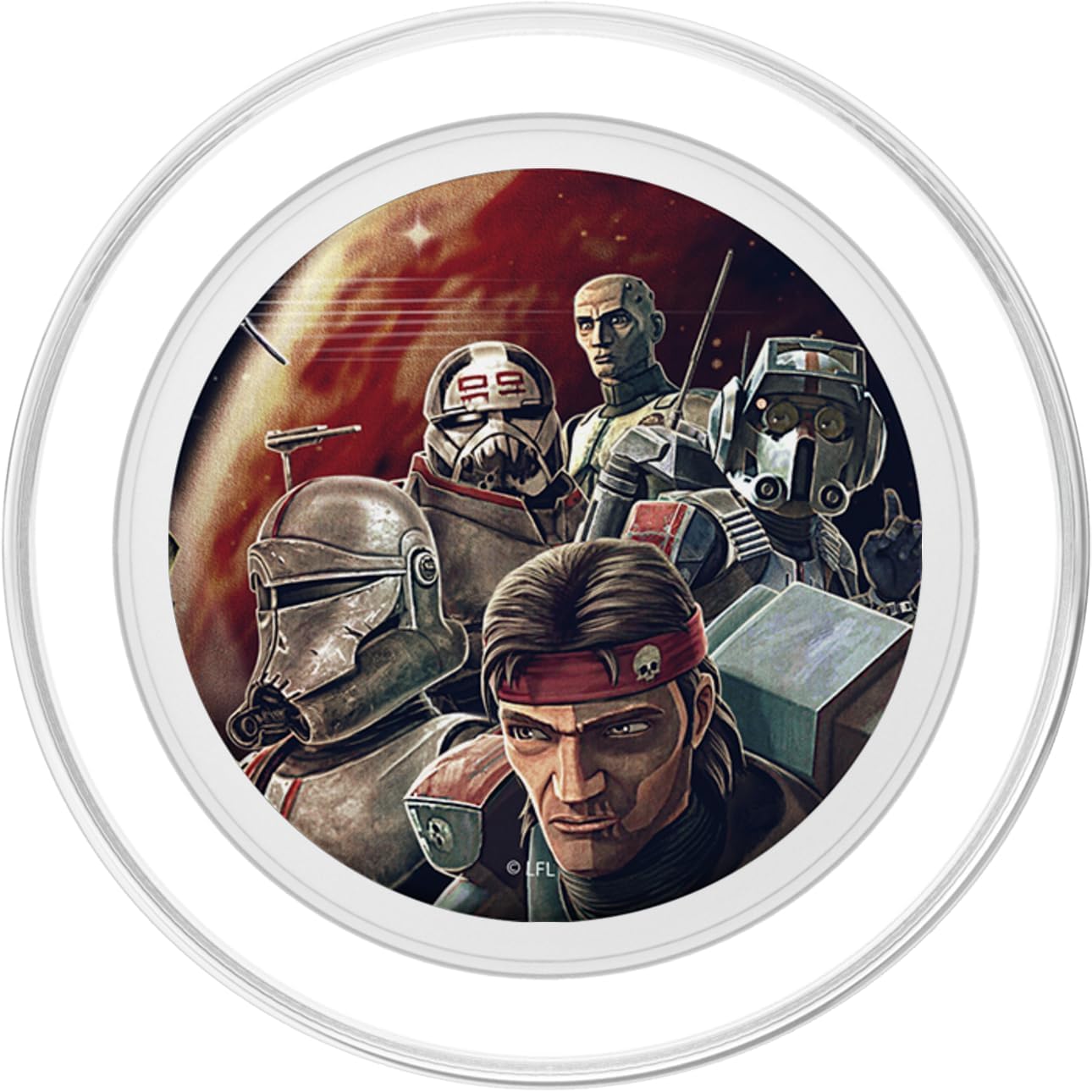 Star Wars: The Bad Batch Exclusive Character Group Shot PopSockets PopGrip for MagSafe