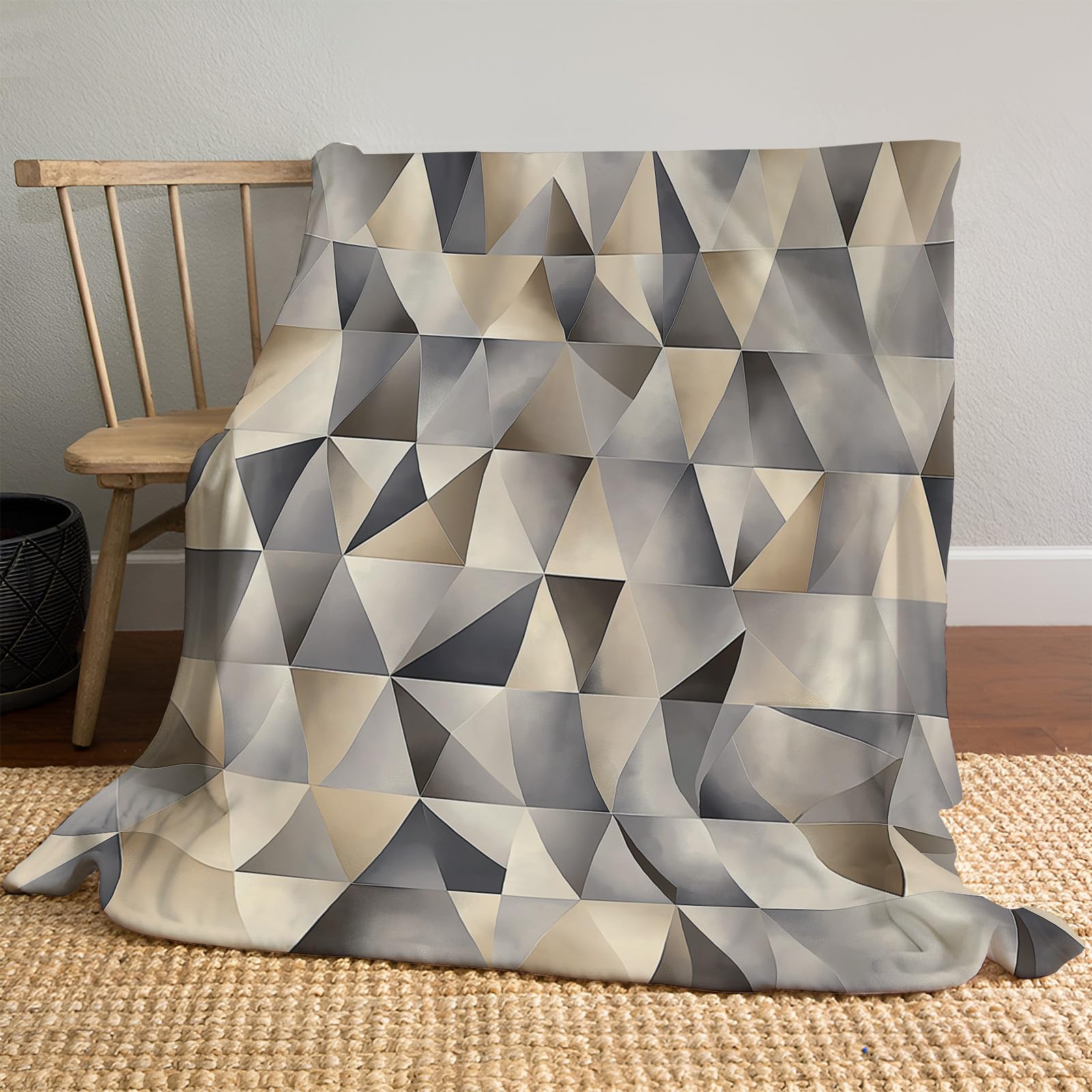 Couverture en polaire chaude contre le froid plaid doux 130x150cm salon bureau