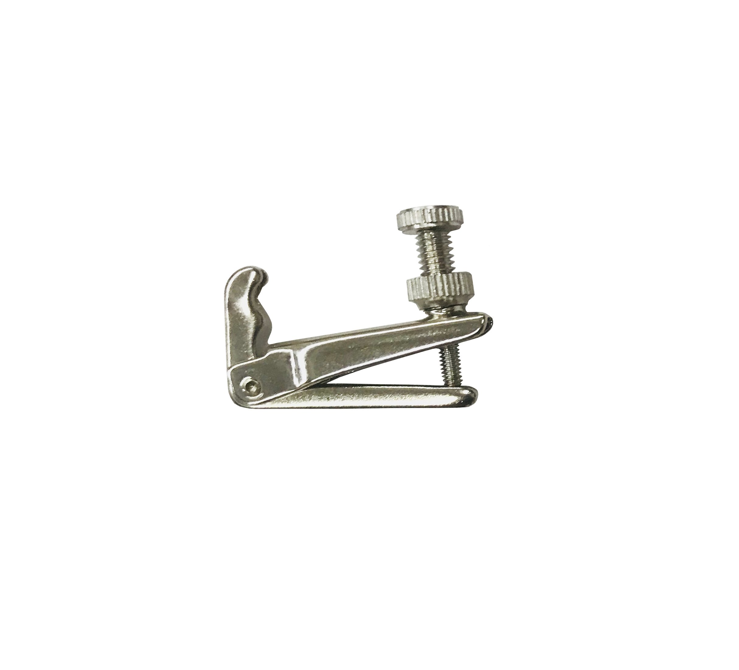 MI&VI Premium VIOLIN Fine Tuners, Adjusters - Stainless Steel, Silver, 4Pcs (Violin 4/4)