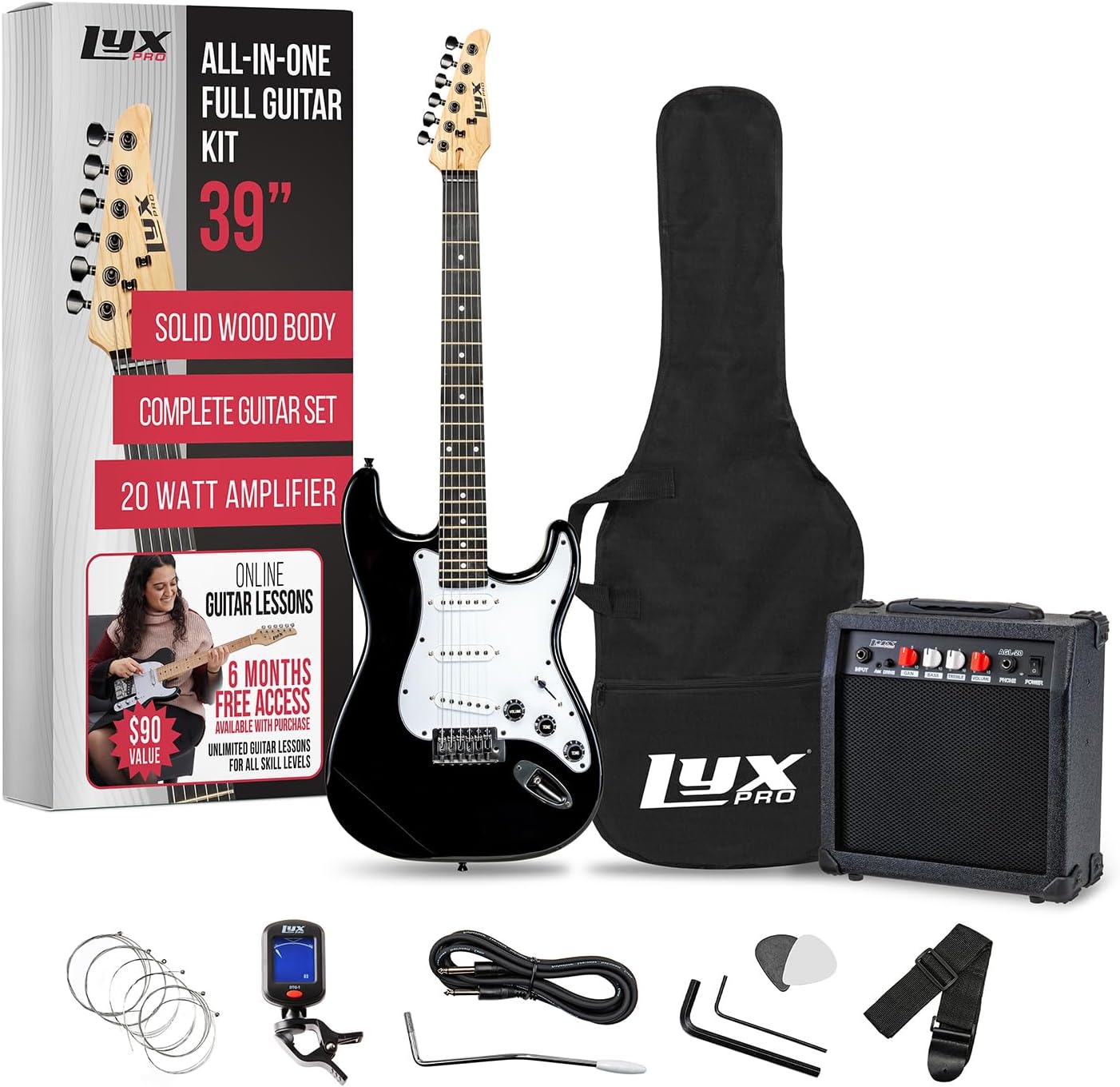 LyxPro Electric Guitar 39