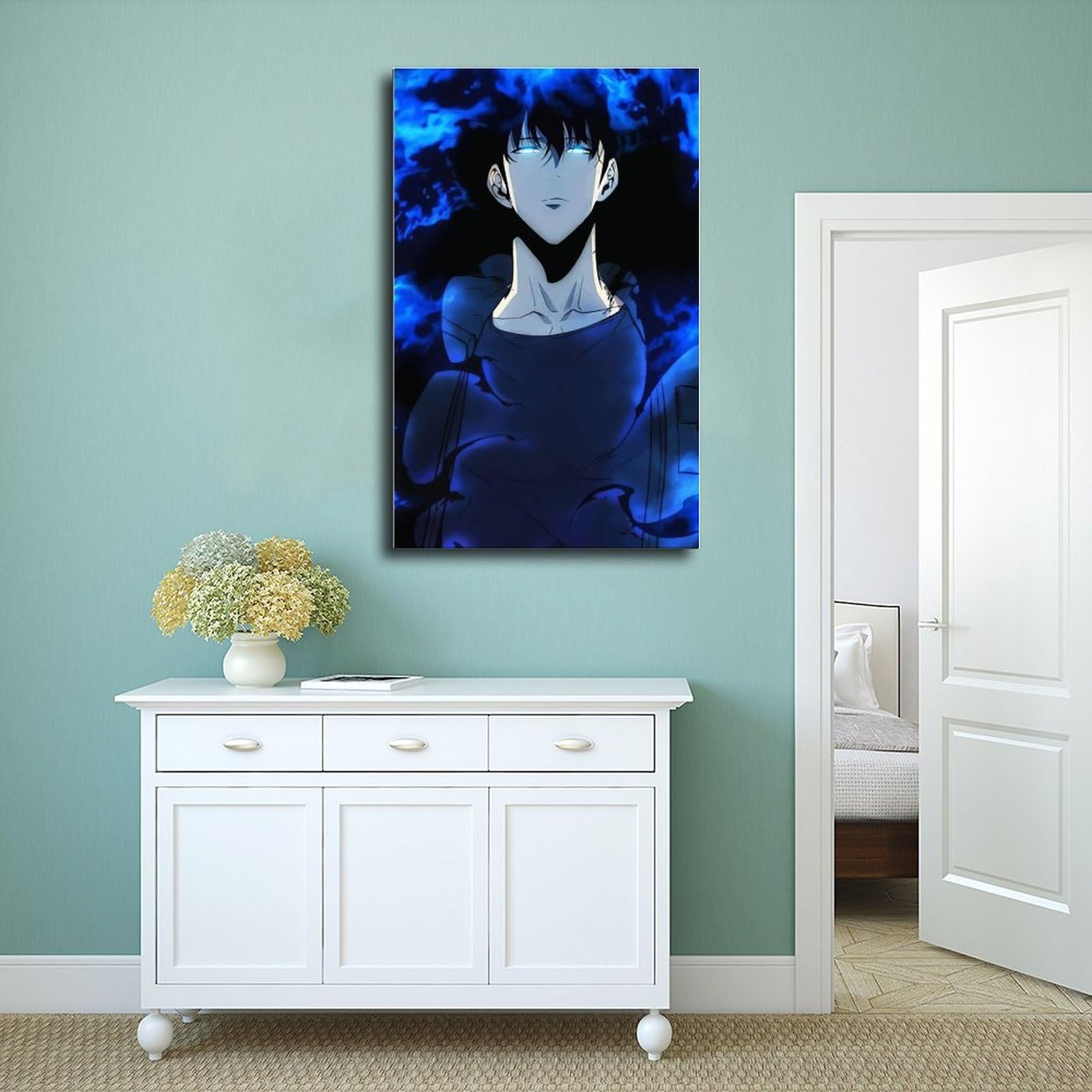 YBRAVO Solo Leveling Igris Manga Fanart Poster Decorative Painting...