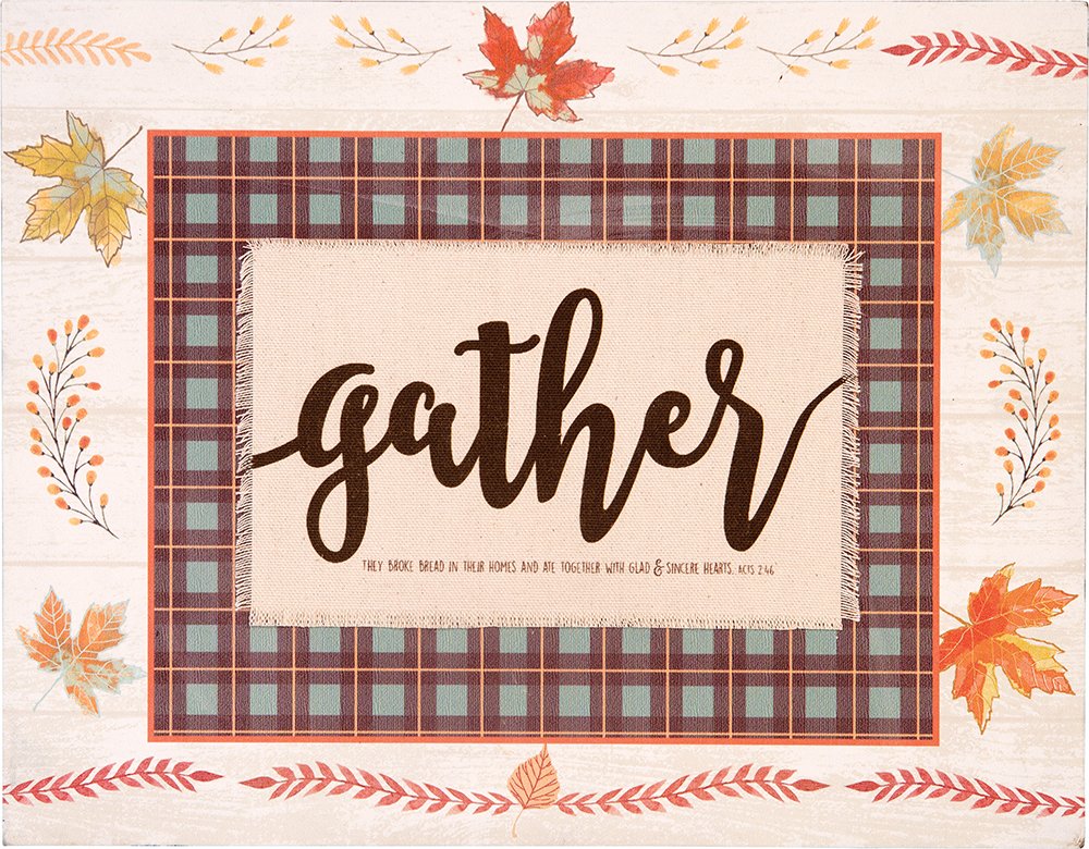 Carpentree Gather Layered Plaque, Multi
