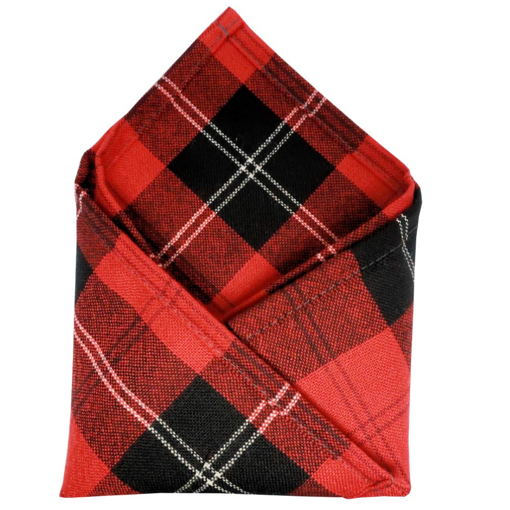 Ingles Buchan Ramsay Tartan Pocket Handkerchief Square