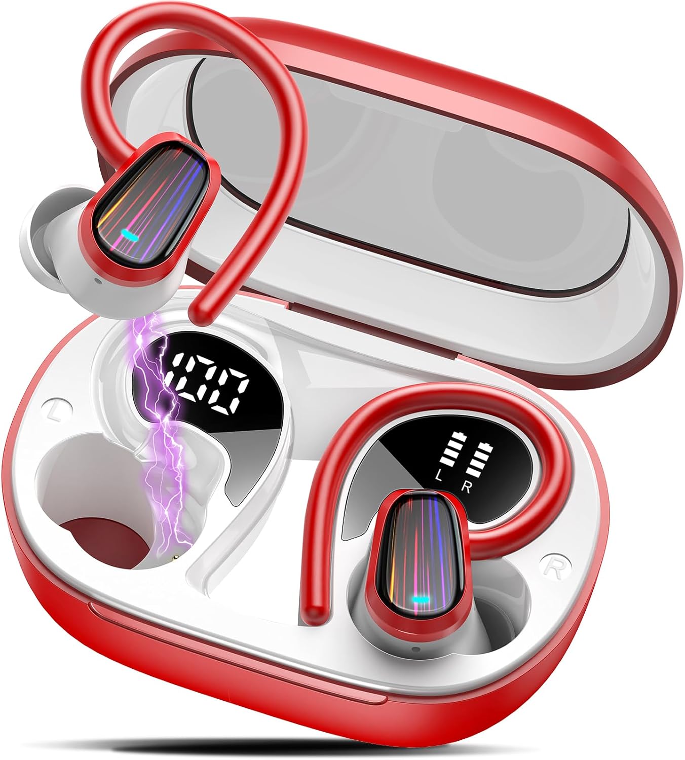 OYIB Wireless Earbuds Bluetooth 5.4 Headphones Sport, 50H