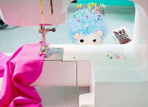 Miniatura 6 de Juego de 2 alfileres de costura de erizo con 200 piezas para coser proyectos de bricolaje