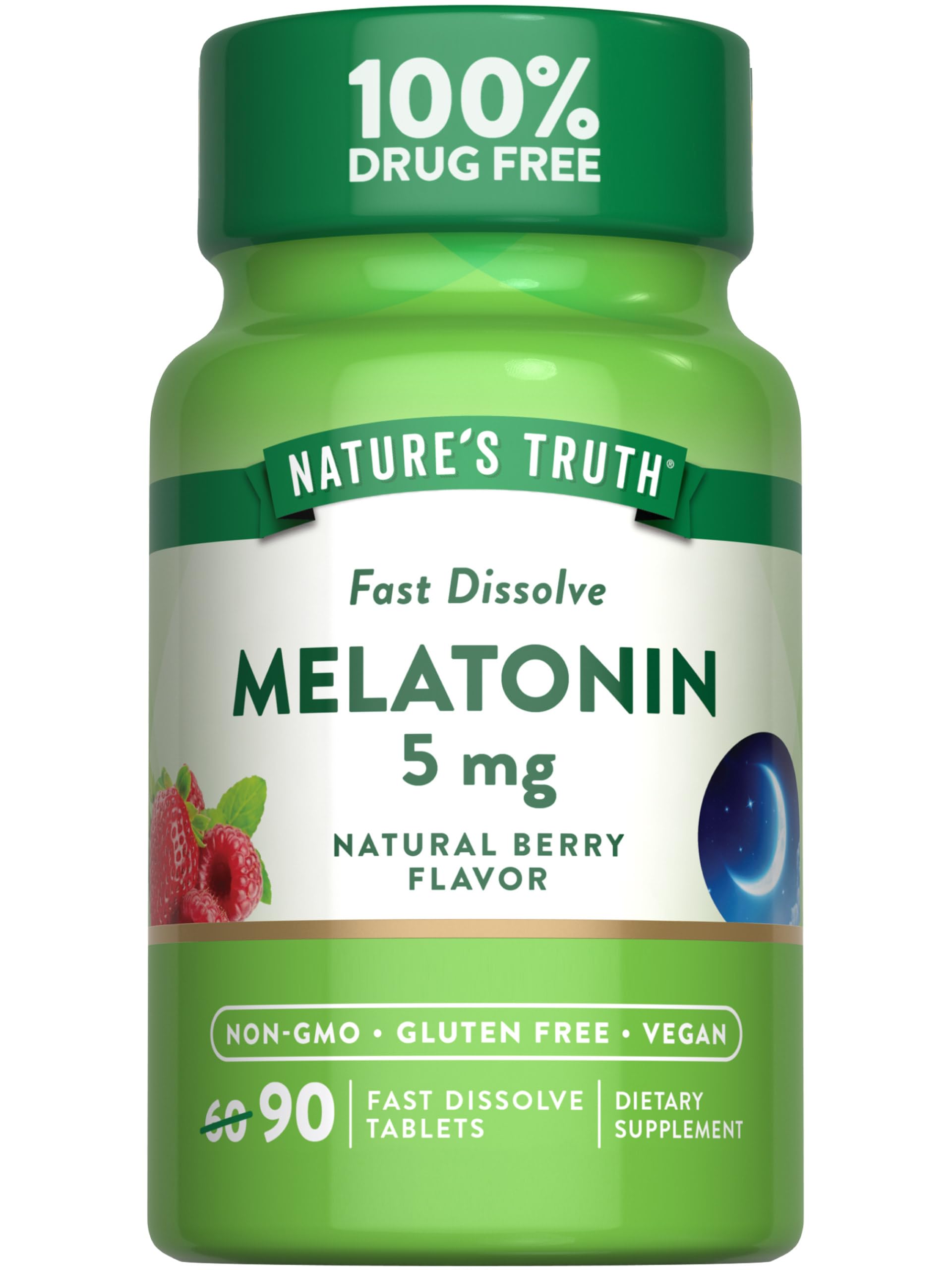�️Nature's Truth Melatonin 5 mg Fast Dissolve Tablets | 90 Count — electronics deal