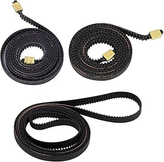 Official Creality Ender 3 S1 Timing Belt Kit, 3D Printer X-axis Synchronous Belt + Y-axis Synchronous Belt+Ring Synchronous Belt Kit for Ender 3 S1/Ender 3 S1 Pro