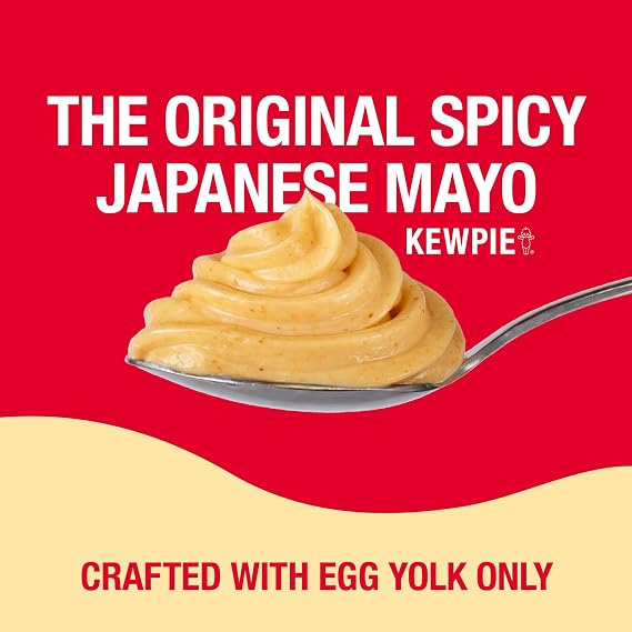 Kewpie Spicy Mayonnaise, Creamy Umami Flavor, 12 fl oz