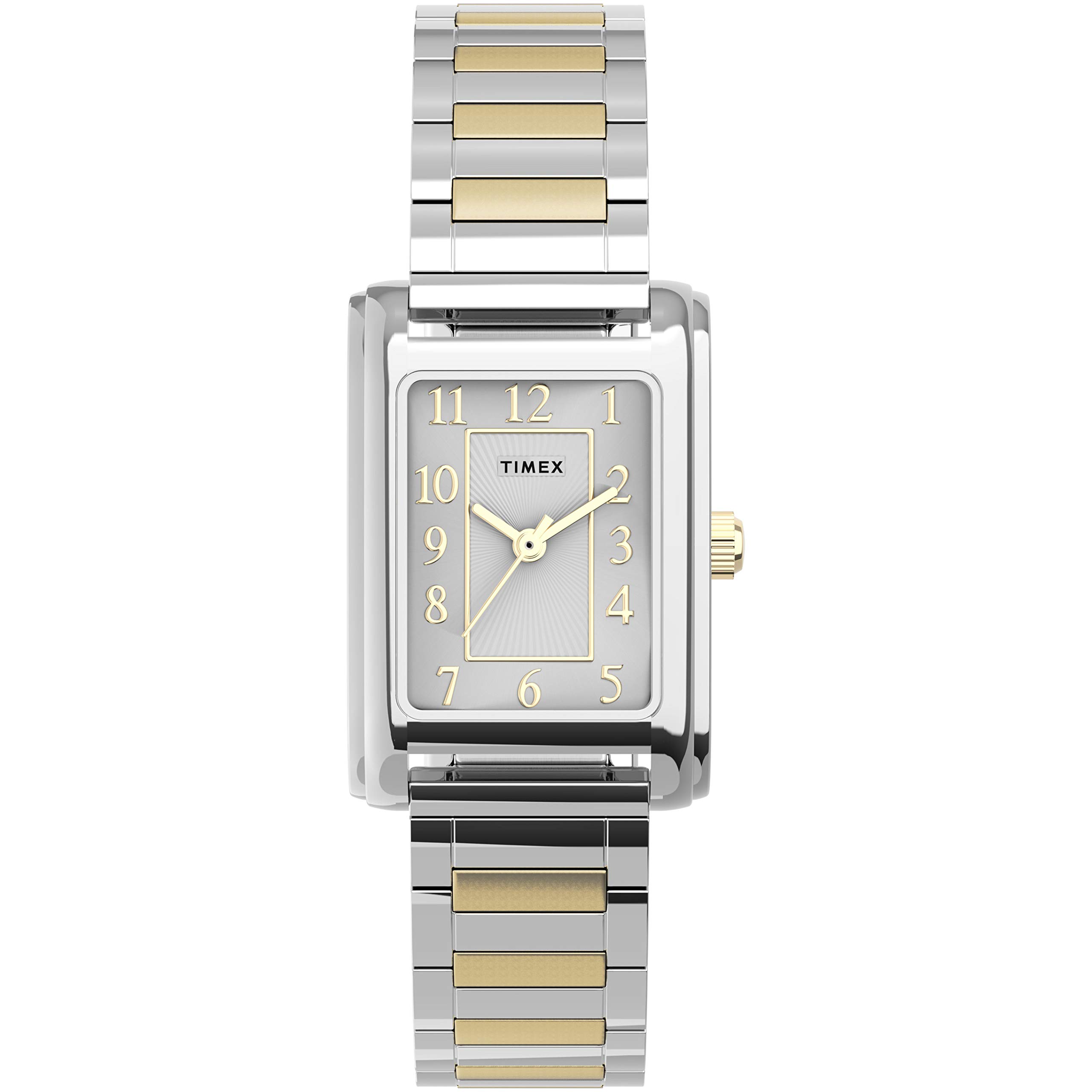 Timex Women's Meriden 21mm Watch – Two-Tone with Expansion Band