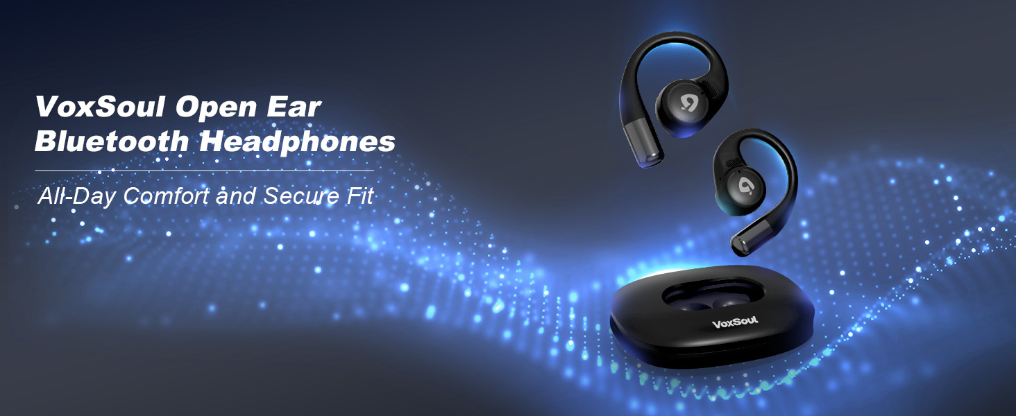 Amazon.com: VoxSoul Open Ear Headphones - Lightweight Bluetooth