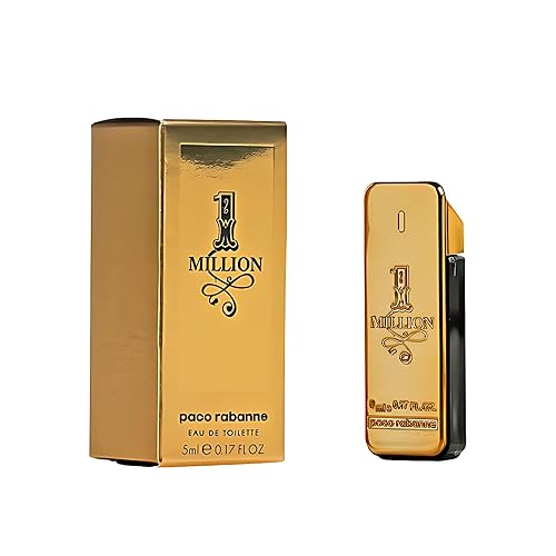 Perfume Eau de Toilette Paco Rabanne One Million, Splash de 0.17 onzas líquidas