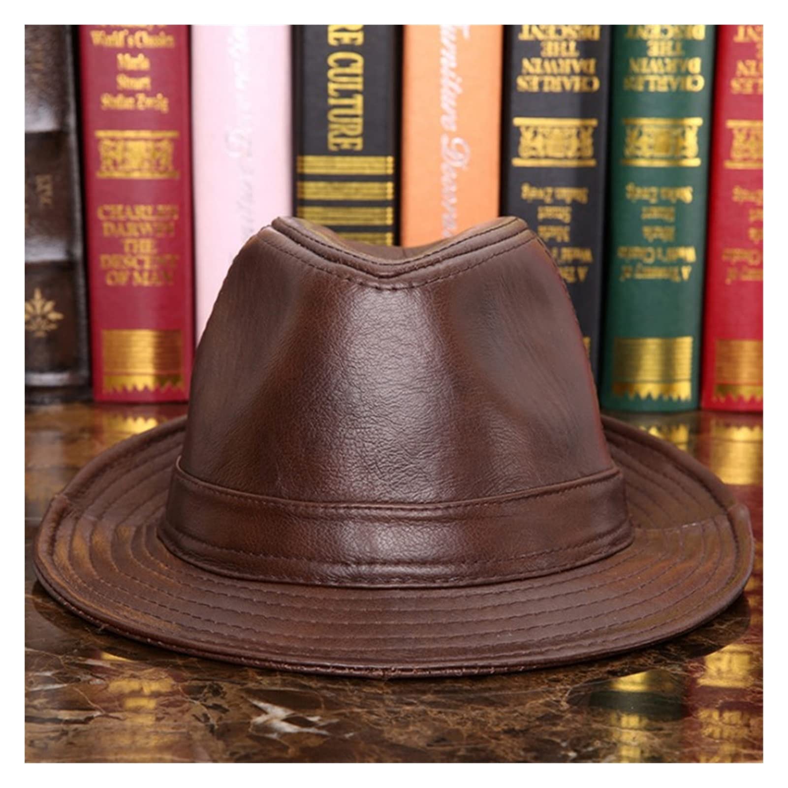 Chapeaux Plats for Hommes, Casquette en Cuir Vintage Unisexe, Casquette Plate Irlandaise, Bonnet de Conduite
