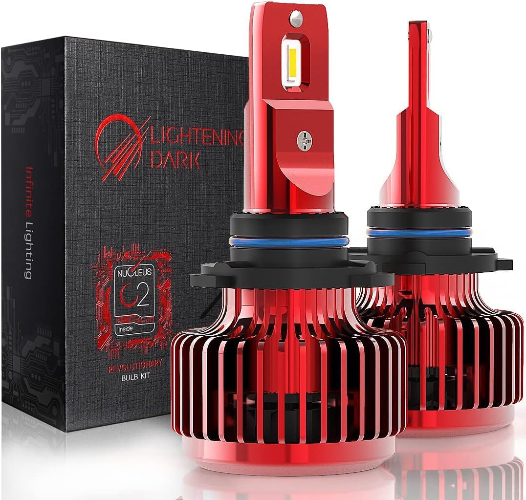 9006 Bulb, 600% Brighter 6500K Xenon White 360°Adjustable Beam 9006 Fog Light Bulb, Pack of 2