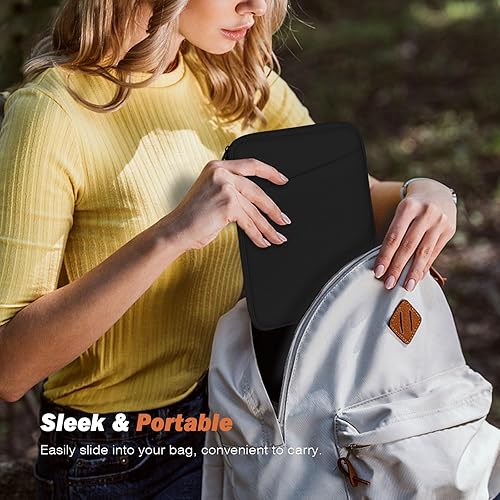 Miniatura 6 de MoKo Bolsa de manga para eReader de 6-7 pulgadas para ereader Colorsoft Signature Edition, totalmente nuevo 6 pulgadas ereader 11ª generación Negro