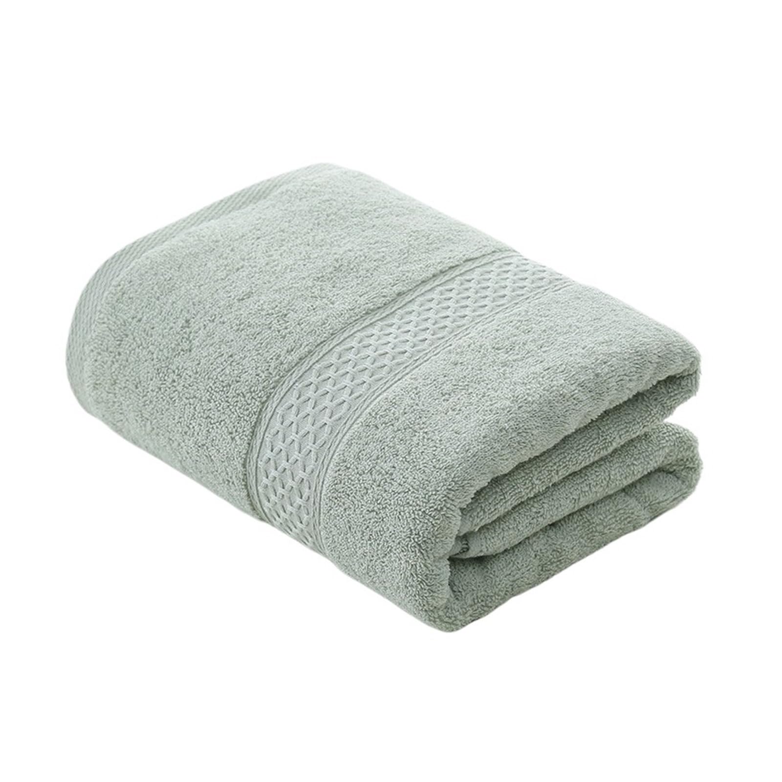 FGUJSUR Bath Towel Luxury Hand Towel, Cotton, Soft And Highly Absorbent, Face For Bathroom, Hotel And Spa, Quick Dry(Green)