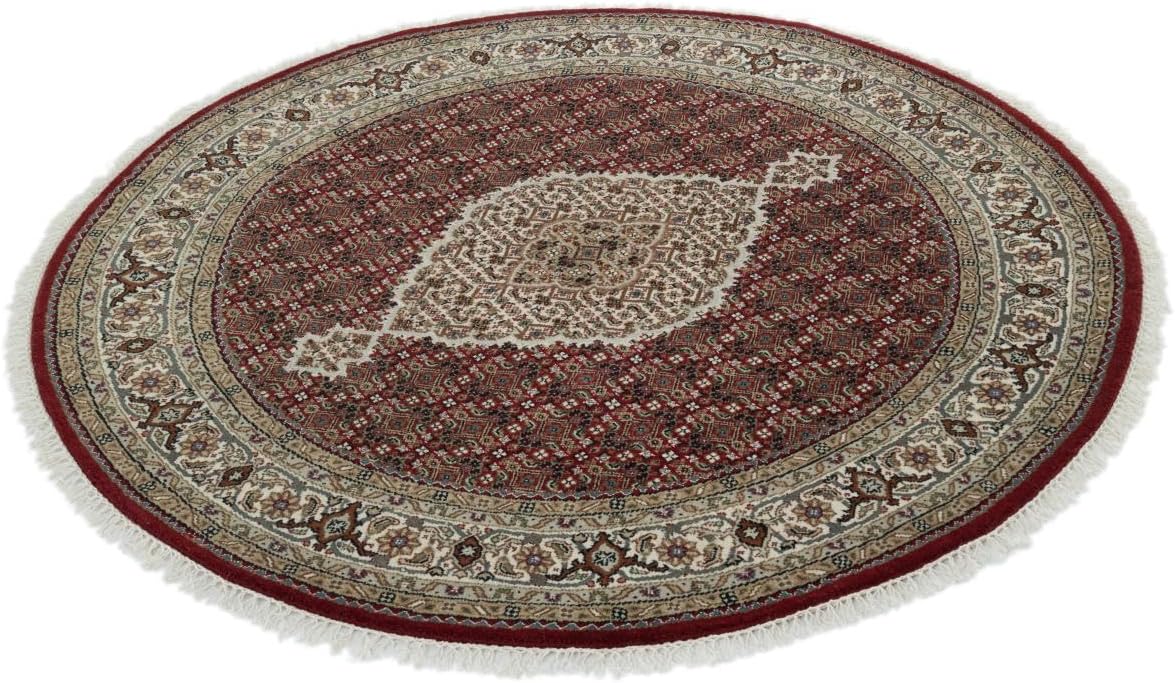 Top-Angebot: Indo Mir 152 x 155 cm Hand Knotted Oriental Rug Round Rug Wool India | Handgeknüpfter Orientteppich | Wien Österreich