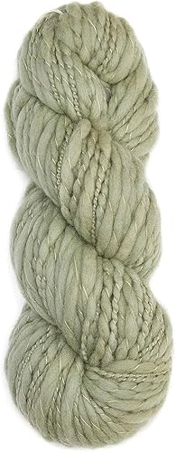 Kinua Flame - Hilo de lana peruana 100 % hilado a mano de Junin peruano, teñido naturalmente, 3.53 onzas, peso voluminoso, suave y cálido, perfecto