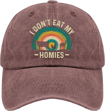 Cap I Dont Eat My Homies Dad Hat for Women Graphic Hats Adjustable