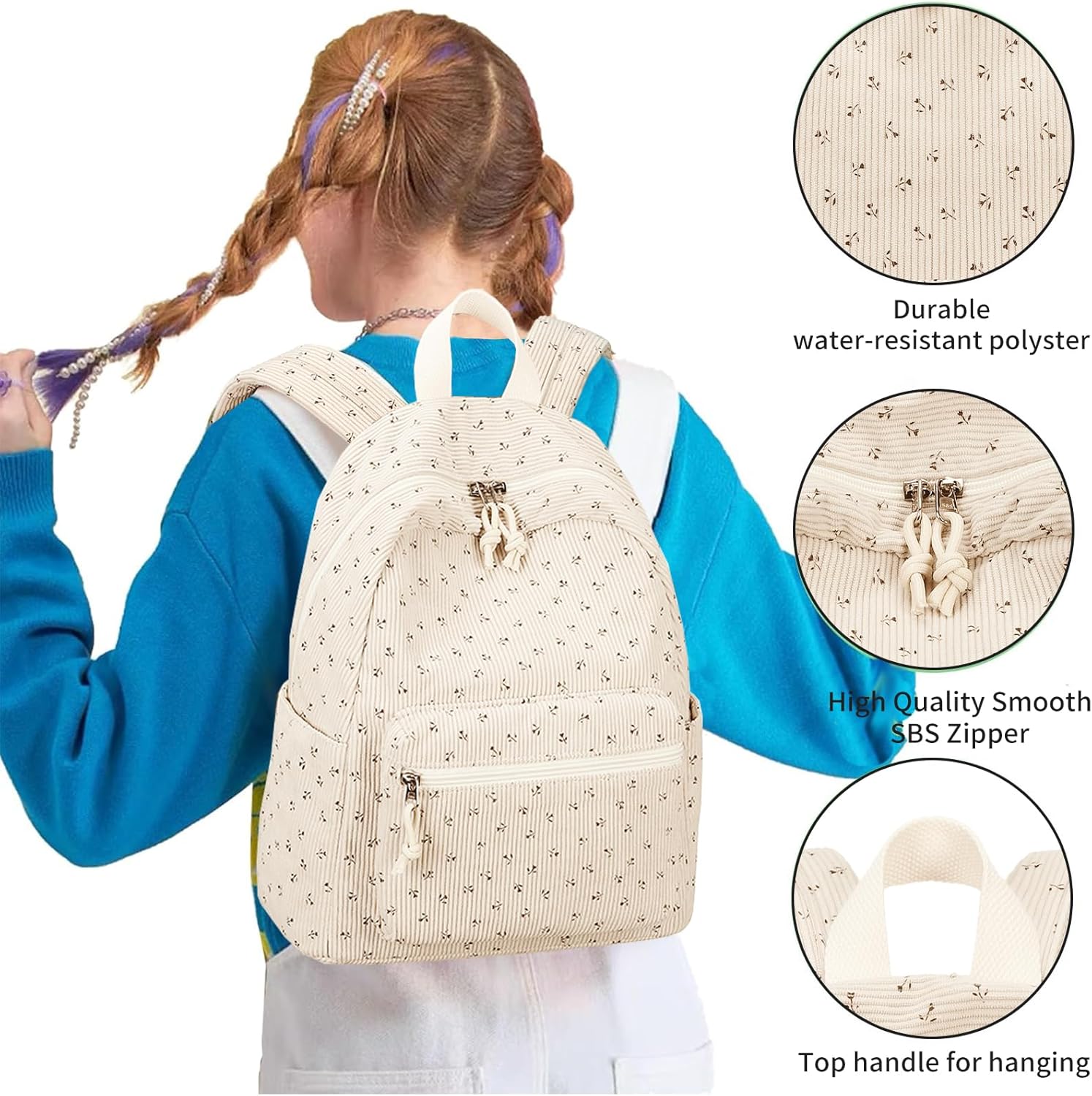 Bluboon Mini Backpacks for Girls Toddler Backpack Purse School Bookbag Kawaii Backpack Women - Image 4