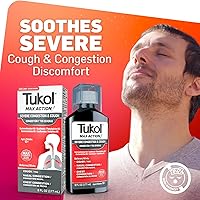 Vista 5 de TUKOL Kit de alivio total para el resfriado y la tos, medicina para la tos para adultos, niños, Family Max Action Supresor de tos severa