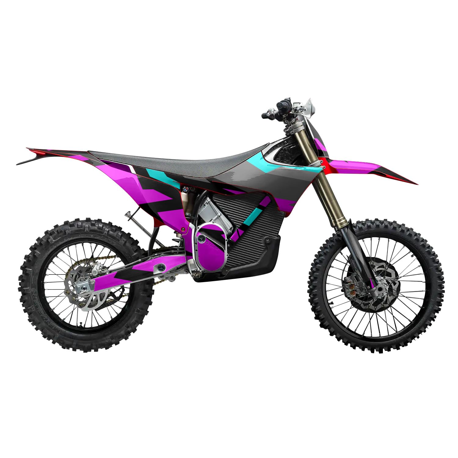 Stark Varg MX 2023-2025 Graphics Kit Wrap - Wild Abstract - Varg MX Skin - Premium 3M Vinyl Protective Wrap Decal Cover - Easy to Apply | Crafted in The USA by MightySkins