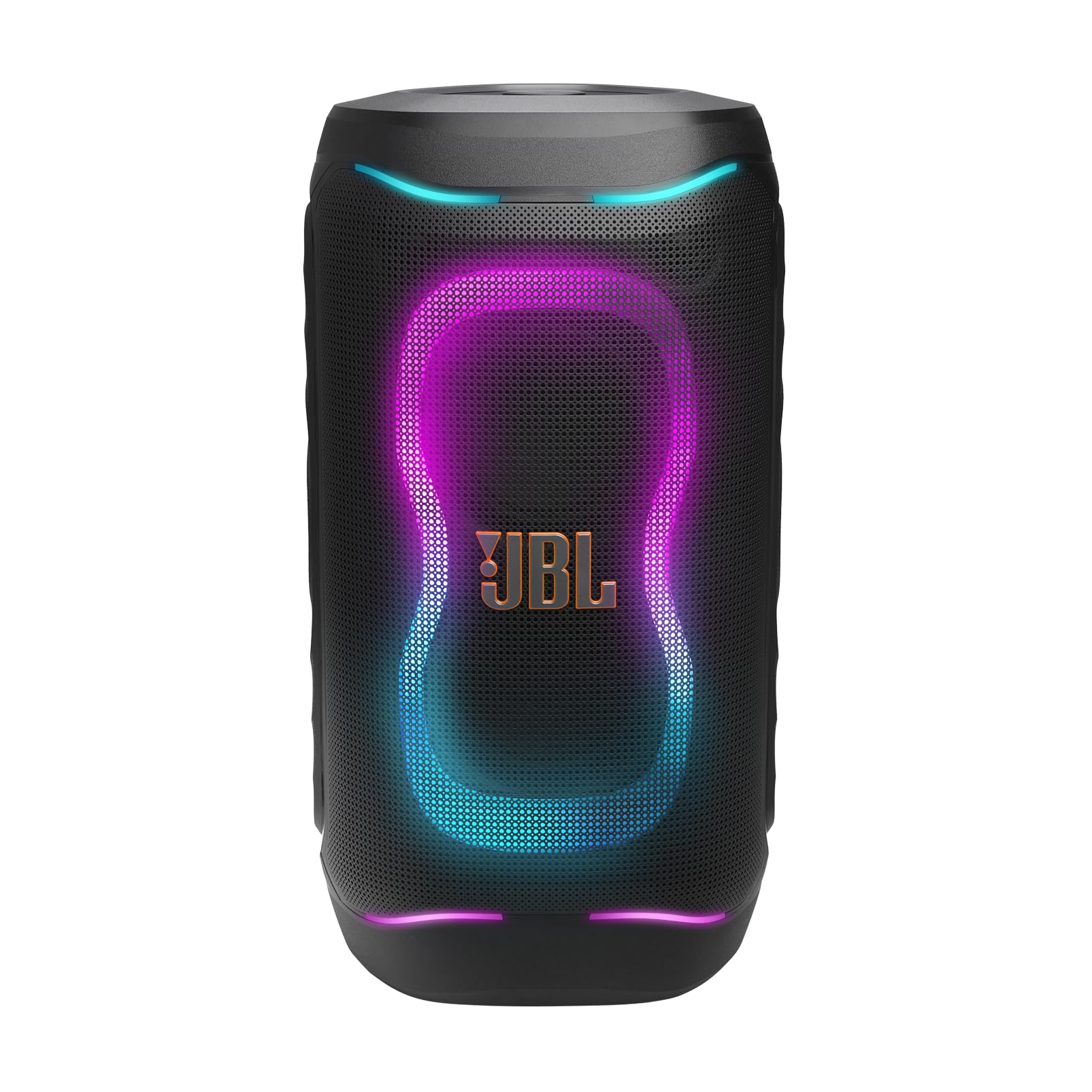 JBL PartyBox 130, Tragbarer Partylautsprecher mit Klappgriff, Schwarz | Bluetooth 5.3, Dynamischer Lichtshow, IPX4 spritzwassergeschützt, bis zu 15 Stunden, Legendärem JBL Sound
