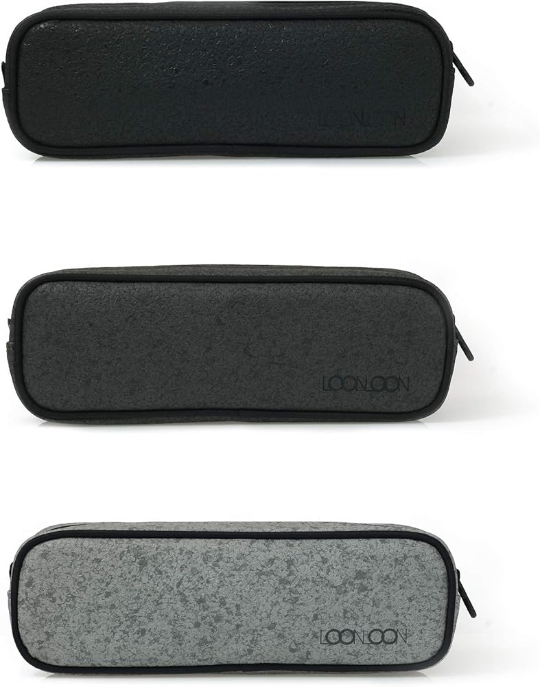 Amazon.co.jp: LOONLOON 263 ストーン ペンケース グレー 大容量