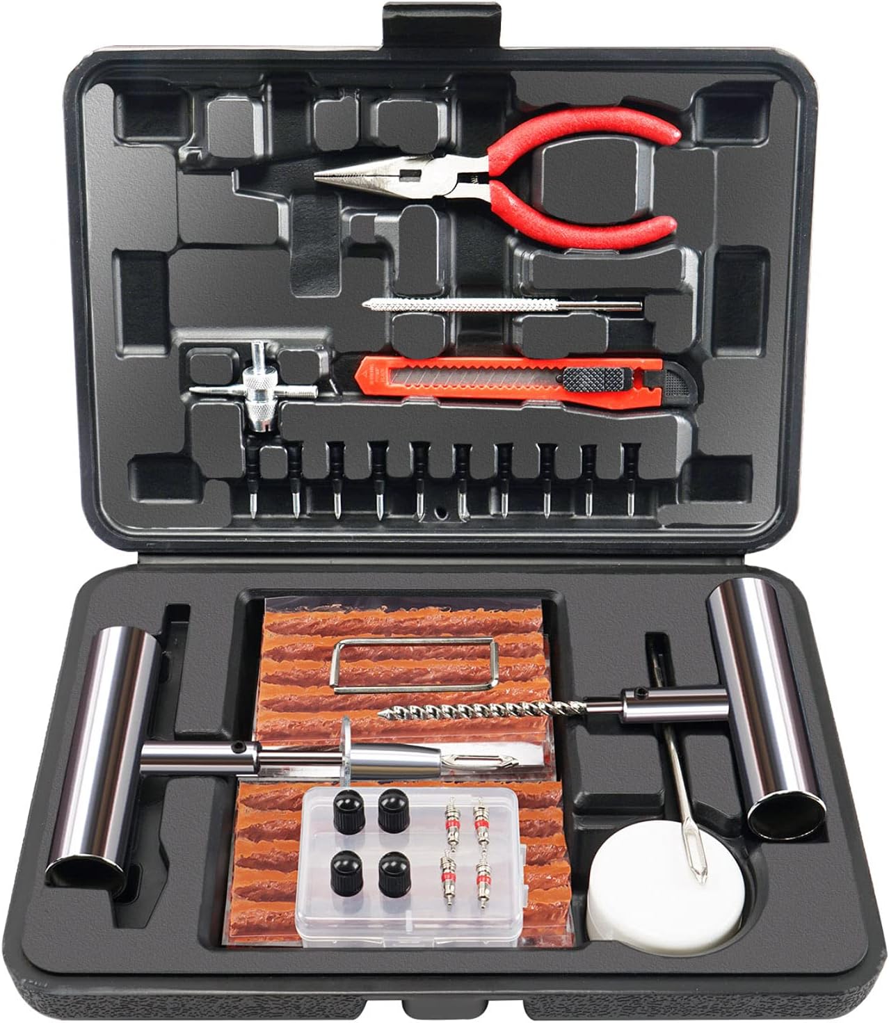 ORCISH 70Pcs Tire Repair Kit, Heavy Duty Tire Plug Kit Flat