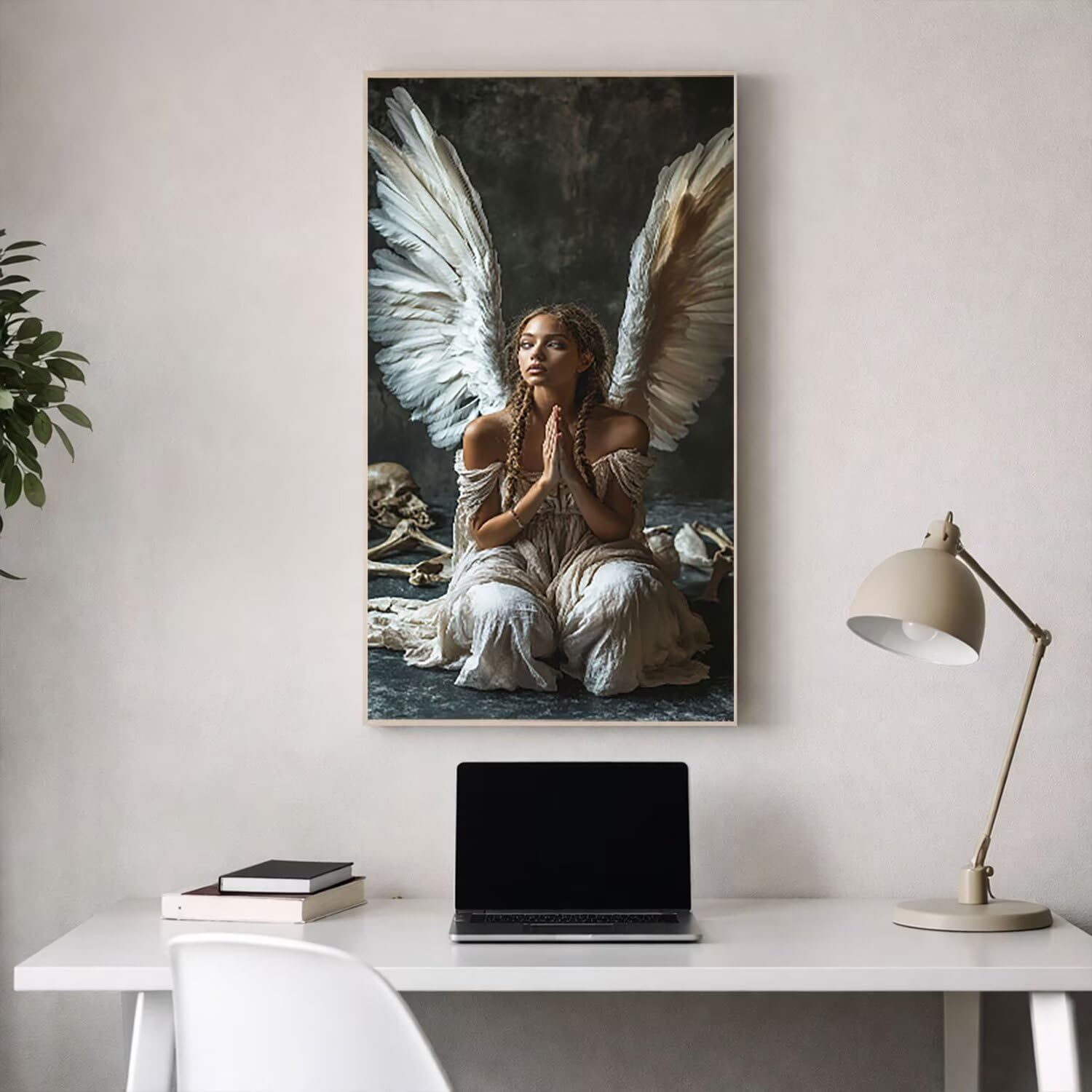Malowanie według numerów dla dorosłych, kompletny zestaw DIY akrylowe kolorowanki na płótnie 100 x 200 cm, obrazy i pędzle w zestawie, kreatywna aktywność ręczna dla początkujących, dekoracje ścienne