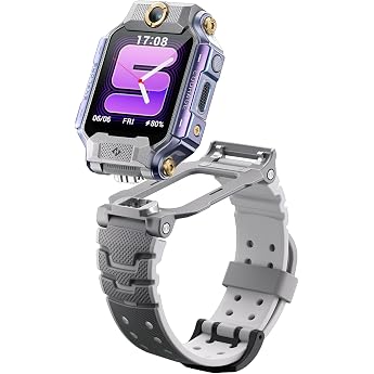 imoo X10 Smartwatch Children's Smartwatch with Durable HD Video & Phone Call Children's GPS Watch with Real-time Tracking & 14-Day History Multisport Mode & IPX8 Waterproof Grey